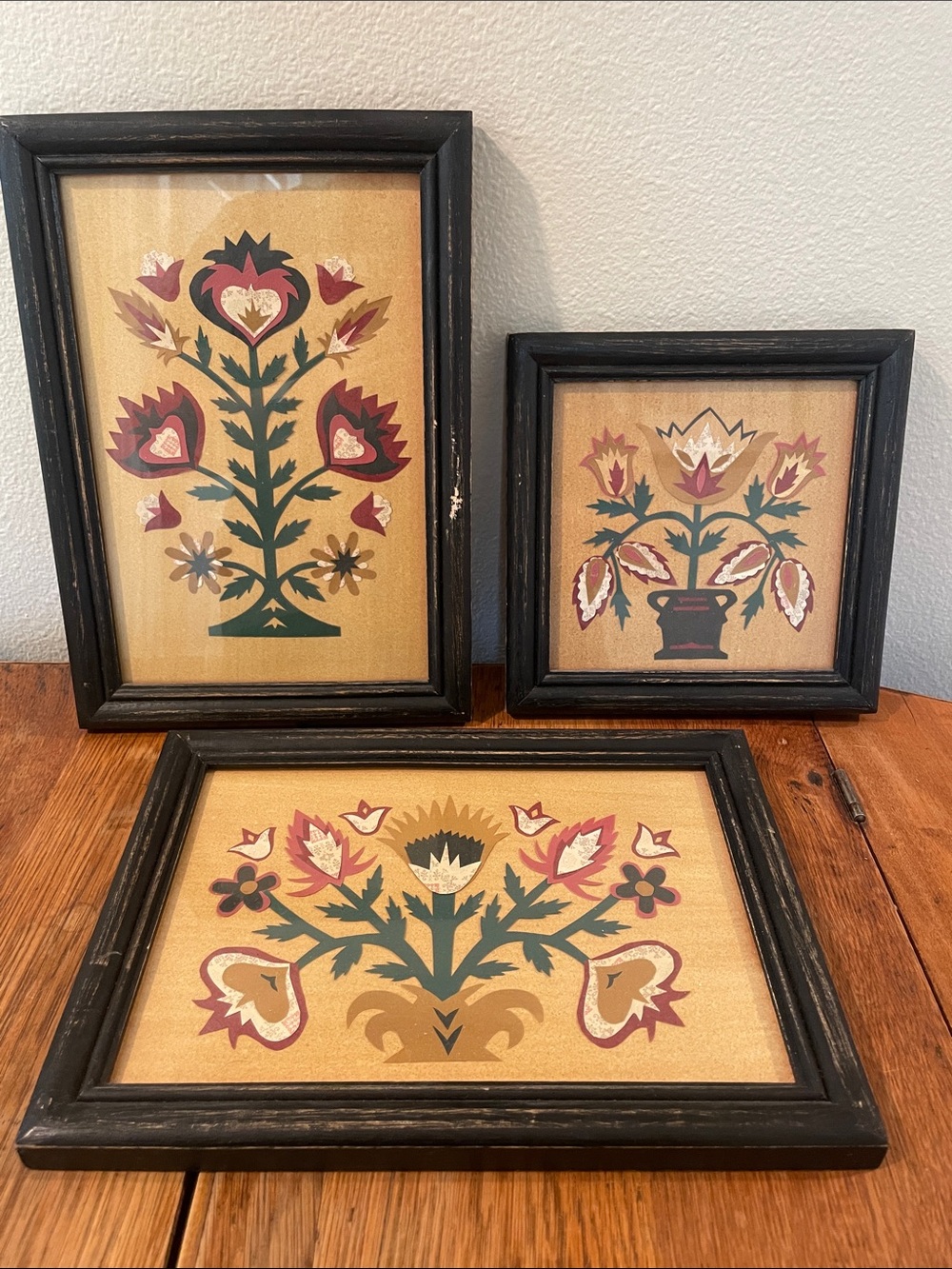Primitives by Kathy Pennsylvania Dutch Folk Art Prints | Set of 3